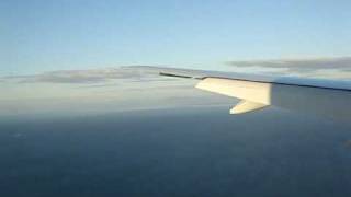 タイ航空　セントレアに着陸＆到着アナウンス