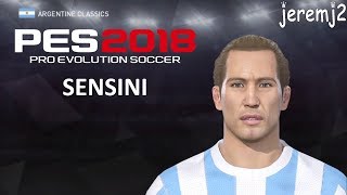 R. SENSINI Face + stats edit PES 2018 ou 2019 (Argentine classics)