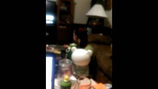 My friend bounces when she hiccups.
