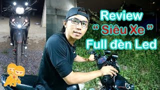 Review Xe Sirius Fi - Full Led - Xe Ôm Vlog