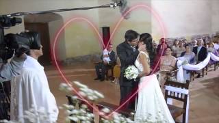 Telenovela La Gata Detrás De Cámaras De La Boda De Esmeralda Y Pablo - Maite Perroni