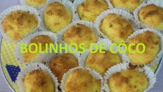 Receita Bolinhos de Côco
