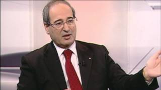 SYRIA - FAISAL MAKDAD INTV - BBC WORLD NEWS