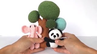Дерево крючком. Вязаное дерево крючком. Вязание для начинающих. Crochet tree