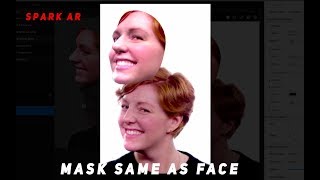 How can make mask, same as face ?  Spark AR studio ! Как создать маску своего лица для инстаграм!