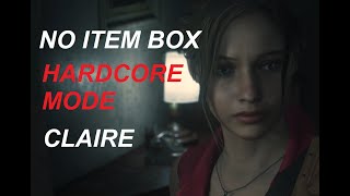 Resident Evil 2 Remake - No Item box run attempt (Hardcore/Claire 1st Run)