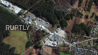Poland: Satellite imagery reveals scale of migrant encampment at border *STILLS*