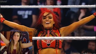 WWE Raw Bianca Belair vs Queen Zelina 1/23/22