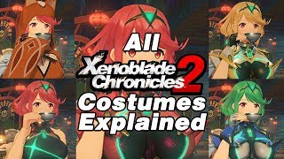 All Costumes in Xenoblade Chronicles 2 (& References Explained!)