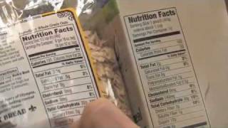 Food Shopping with Rob Riches. Part 4. Cereal & Nutritional Values