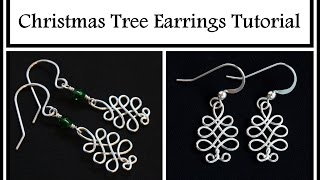 Easy Jewelry Tutorial : Celtic Christmas Tree : Holiday DIY Wire Wrapped Jewelry