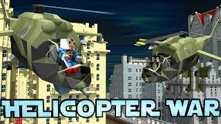 Minecraft War | HELICOPTER WARS - Aircraft Carrier Fleets!
