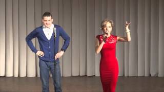 Конкурс "Мистер и Мисс ЧГПУ-2015". 10 декабря 2015 года. Екатерина Шелехова и Ян Маевский.