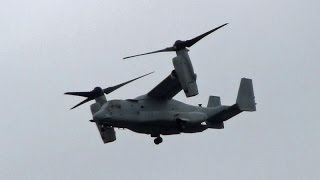 横田基地に2機のMV-22オスプレイがやってきた(Yokota Air Base July 19th 2014)