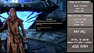 The Elder Scrolls Online Beta - Benchmark Test Ultra Setting