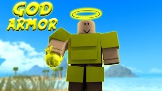 CRAFTING THE GOD ARMOR! | ROBLOX: Booga Booga