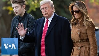 President Donald Trump, First Lady Head to Florida for Thanksgiving