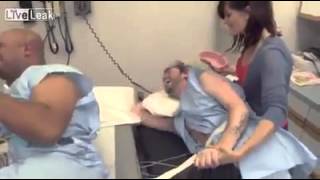 Men Experience  Simulated Child Birth