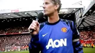 Van der sar speech during Manchester United EPL 2011