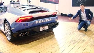 Lamborghini Huracán Polizia: che bella divisa e sentite che sound!