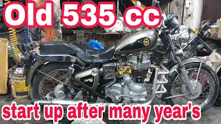Old 535 cc model | start up | enfield lightning | ncr motorcycles |