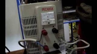 Испытание EWM Pico 162 лабораторным автотрансформатором