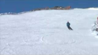 Carve Skiing arm Amputee
