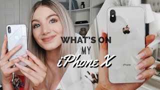 WHAT'S ON MY IPHONE X!?