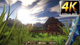 Minecraft 1.8 4k Gameplay | SEUS v10.1 | OptiFine | S&K Photo Realism | Chroma Hills