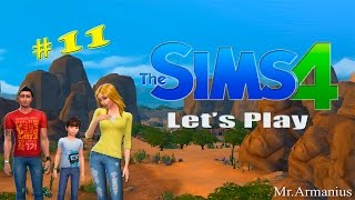 #11 Let's Play The Sims 4 Бассейн с Черепашками