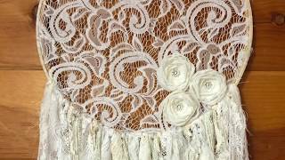 Shabby Chic Dream Catcher Tutorial