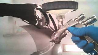 Spraying standox clear
