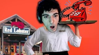Ice Poseidon eating at Red Lobster, Ruined by phone calls [VOD: 13-10-2016]