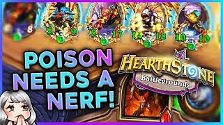 POISON NEEDS A NERF! | Hearthstone Battlegrounds