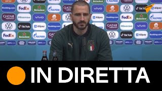 Euro 2020, conferenza stampa del CT Roberto Mancini