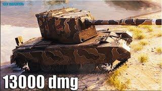 FV4005 вот как играть на БАБАХЕ ?13000 dmg ? World of Tanks рекорд по урону