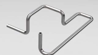 Изогнутая труба solidworks видео