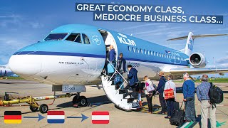 TRIPREPORT | KLM (Economy AND Business) | Bremen - Amsterdam - Vienna | Fokker 70 / Boeing 737