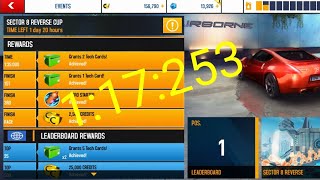 Asphalt 8 Sector 8 Reverse Cup #2 1:17:253