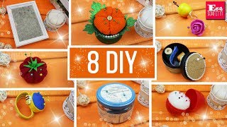 8 ИДЕЙ как сделать ИГОЛЬНИЦУ СВОИМИ РУКАМИ ? Eva-Konfetti