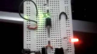 Hello world on an Attiny13