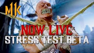 Mortal Kombat 11: Baraka Gameplay! (STRESS TEST BETA)