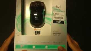 Logitech m525 Wireless Mouse Unboxing and First Look