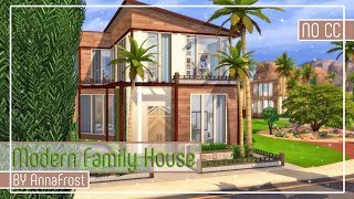 The Sims 4: Строительство | Современный семейный дом №3