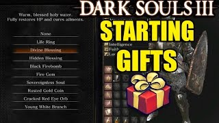 Dark Souls 3: STARTING GIFTS ANALYSIS