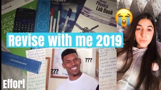 Revise with me for GCSES 2019