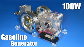 DIY 100W Gasoline Generator with ET1 engine