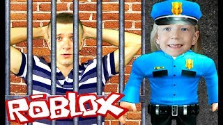 Новый ПОБЕГ ИЗ ТЮРЬМЫ Roblox посадили в тюрьму совершаем побег убегаем от полиции Escape prison