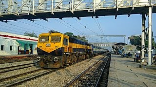 15654 Amarnath Express led by Dual Cab Yellow Freight Beast!!