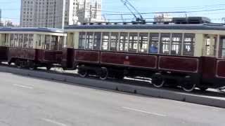 Парад трамваев в Москве